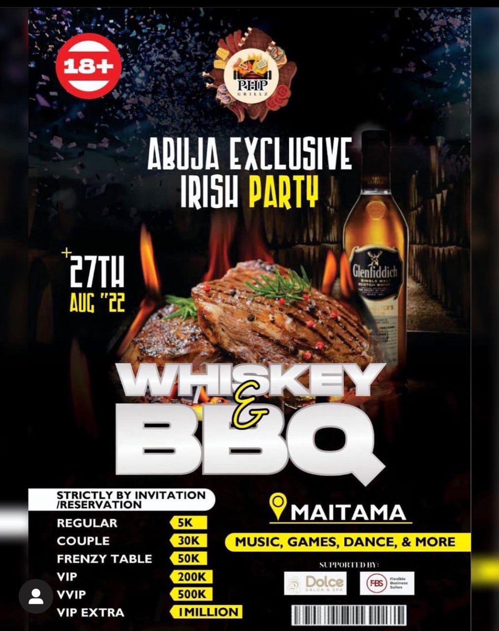 Abuja Exclusive Party Flyer